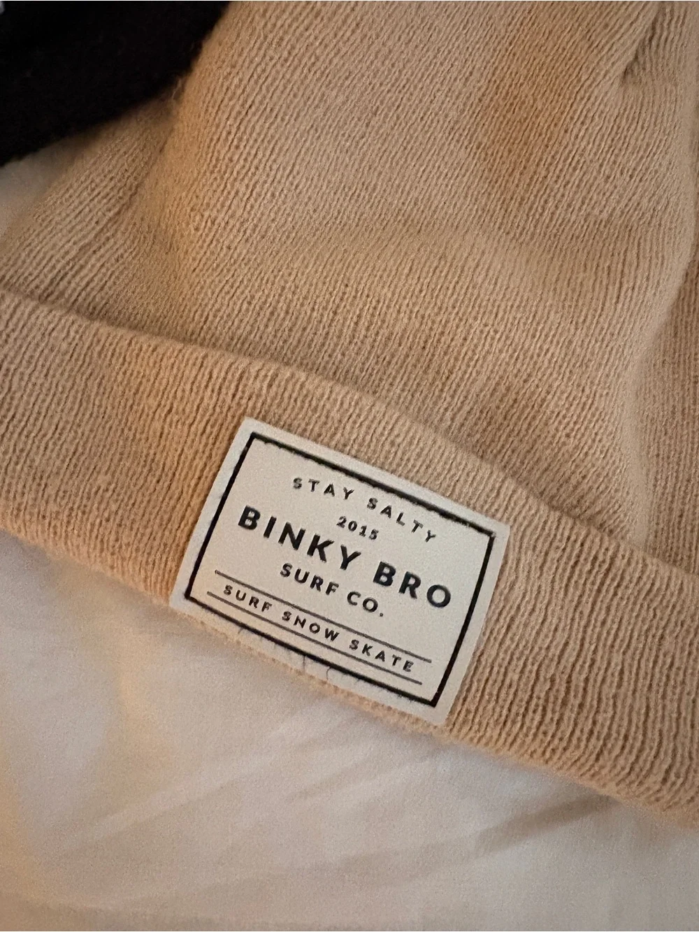 Binky bro infant Beanies - Black & Beige